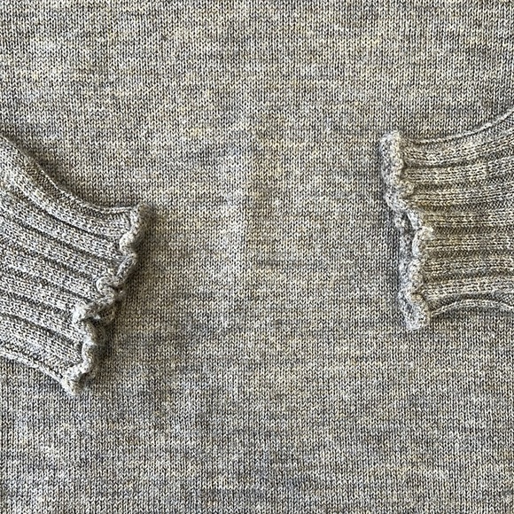 Alexa Chung for AG Scotland olivine wool mock neck sweater - Picture 3 of 10